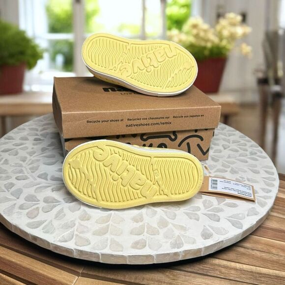Native Toddler Jefferson EVA Slip-On Water Shoes Sneakers “Gone Bananas” Size 6 - Picture 10 of 12